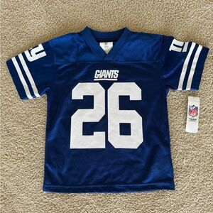 NFL Blue and White Kids Giants Jersey